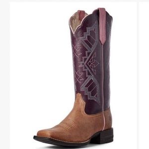 Ariat Jackpot Eggplant/Sandstone W6.5